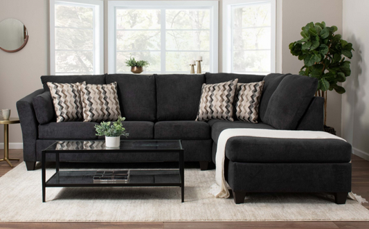 6161 Sectional - Charcoal