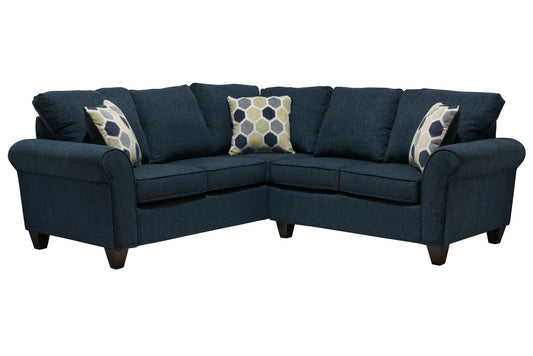 6808 Sectional - Surge Blue