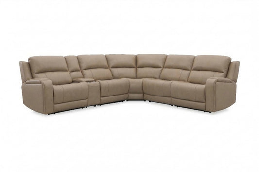 7127 Reclining Sectional - Taupe