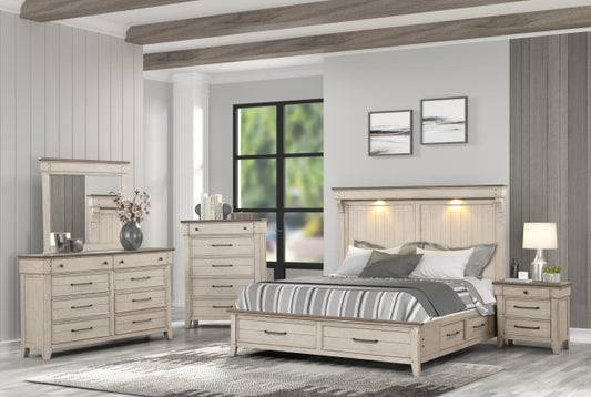 8494 5-Piece Queen Bedroom Set - Gray