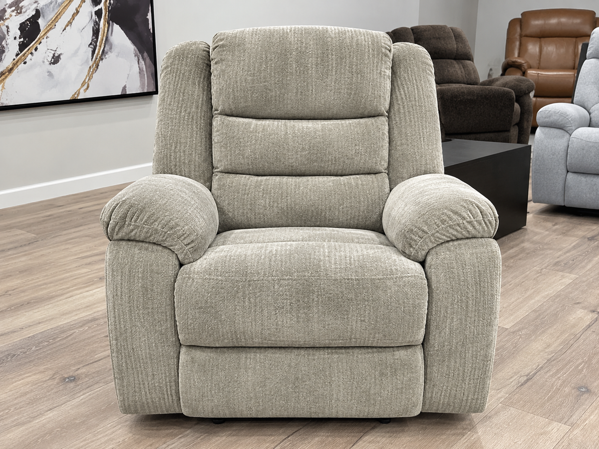 8507 Power Lift Recliner - Light Gray