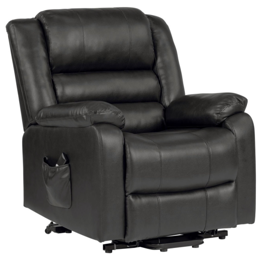 8512 Reclining Lift Chair - Breathable Charcoal