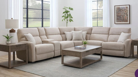 8889 Reclining Sectional - Parchment
