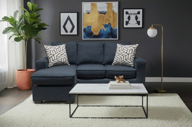 9272 Reversible Chaise Sleeper Sofa - Denim