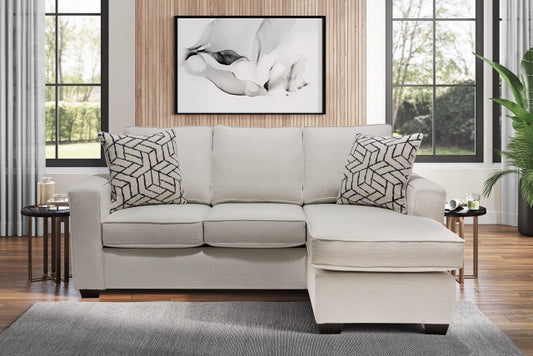 9272 Reversible Chaise Sleeper Sofa - Sea Salt