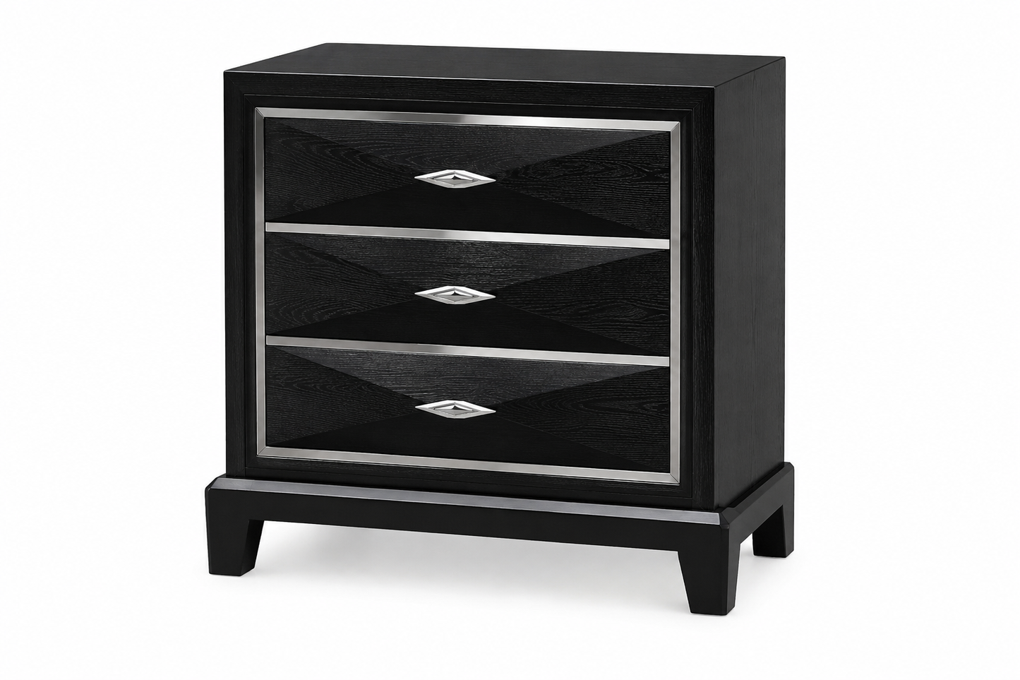 BR0328CBK Nightstand - Carbon Black