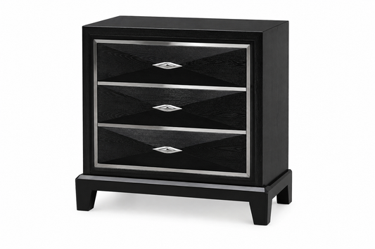 BR0328CBK Nightstand - Carbon Black