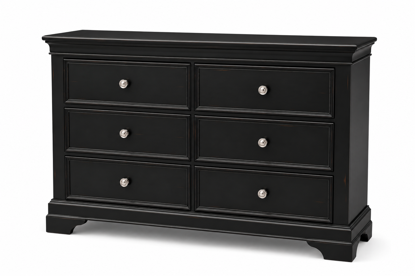 BR0393 Dresser - Antique Black