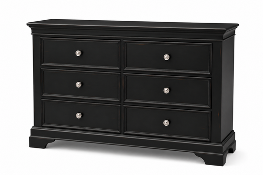 BR0393 Dresser - Antique Black