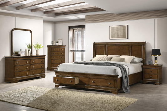 BR0394 5-Piece Bedroom Set - Toffee