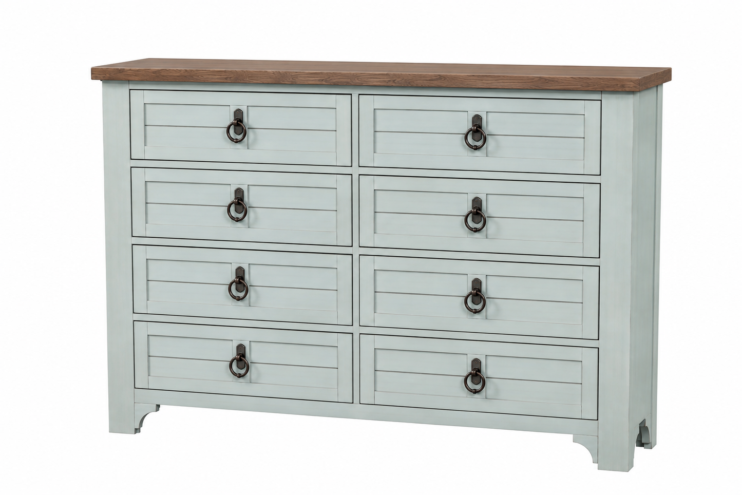 BR0434BLBR Dresser - Blue/Brown