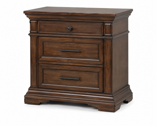 BR0439A Nightstand - Brown