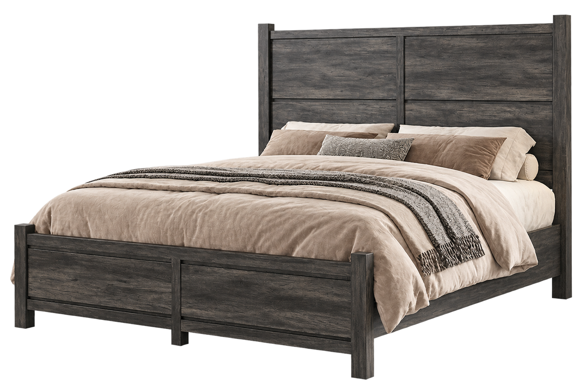 BR0451GR Bed - Gray