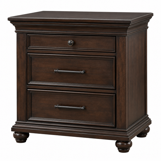 BR0460DKB Nightstand - Dark Brown