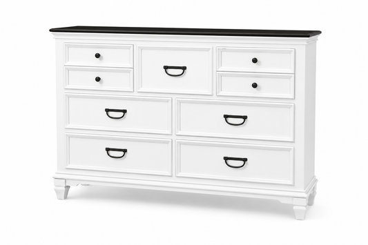 BR8309WG Dresser - White/Gray