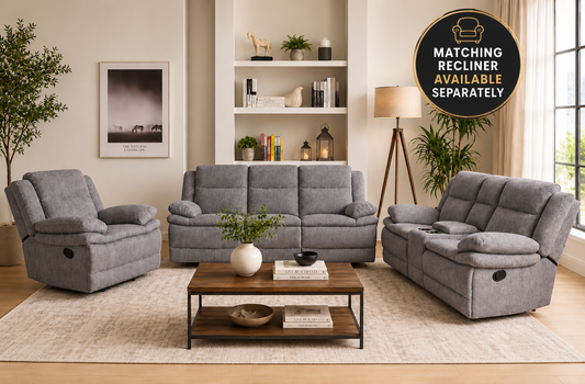 LR1200DO Reclining Sofa & Loveseat - Dove