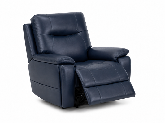 LR7619N3P Power Motion Reclining Sofa & Loveseat - Navy