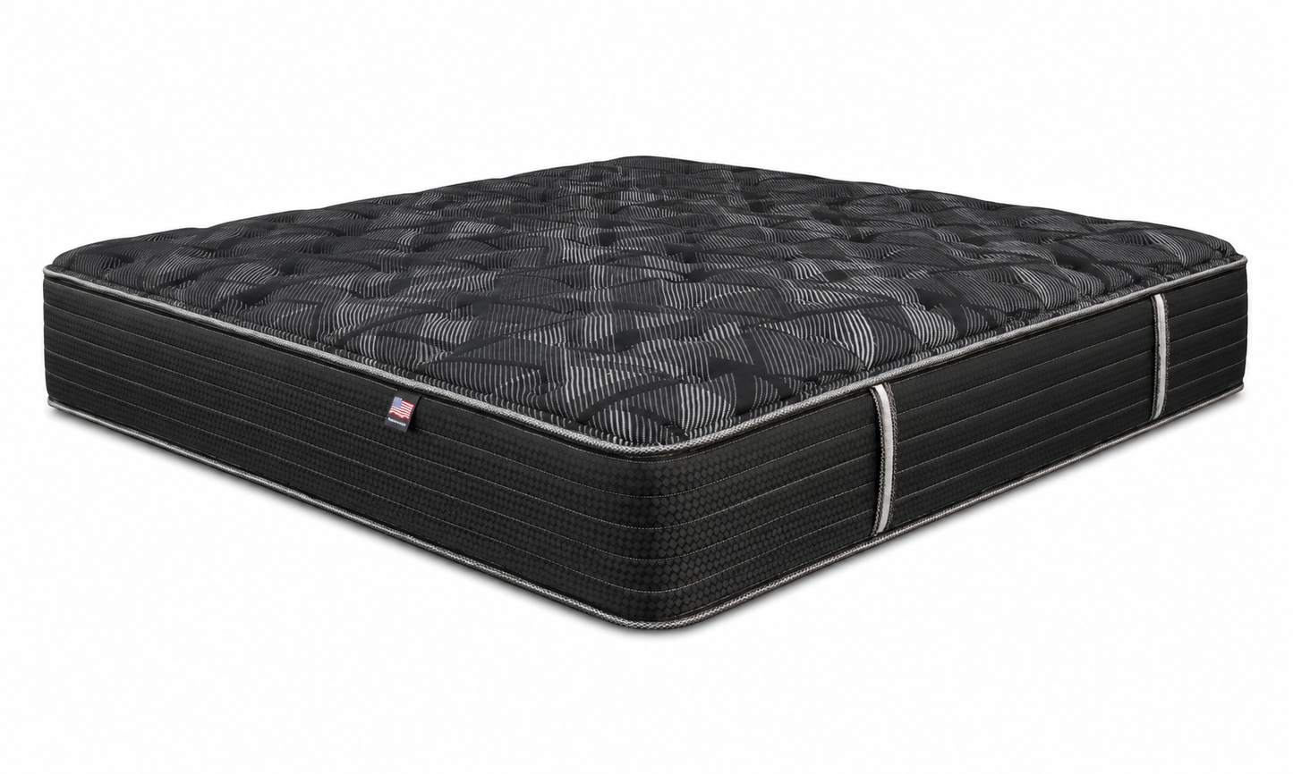 MAT14PL2 Black 2-Sided Plush Mattress