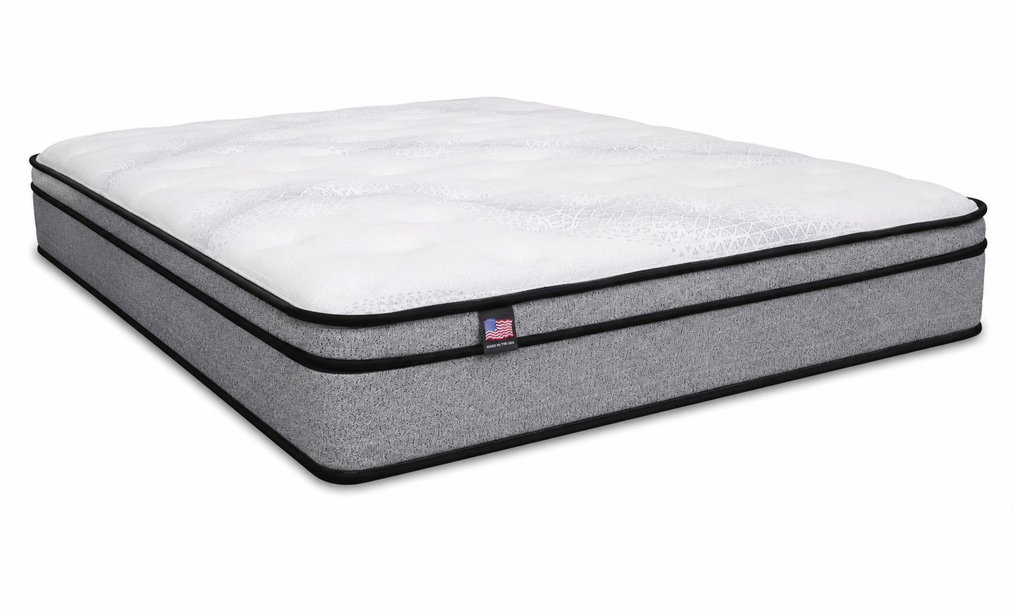 MAT9EU 9" Euro Top 1-Sided Mattress