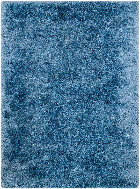 RASLB Afro Shag Area Rug - Light Blue