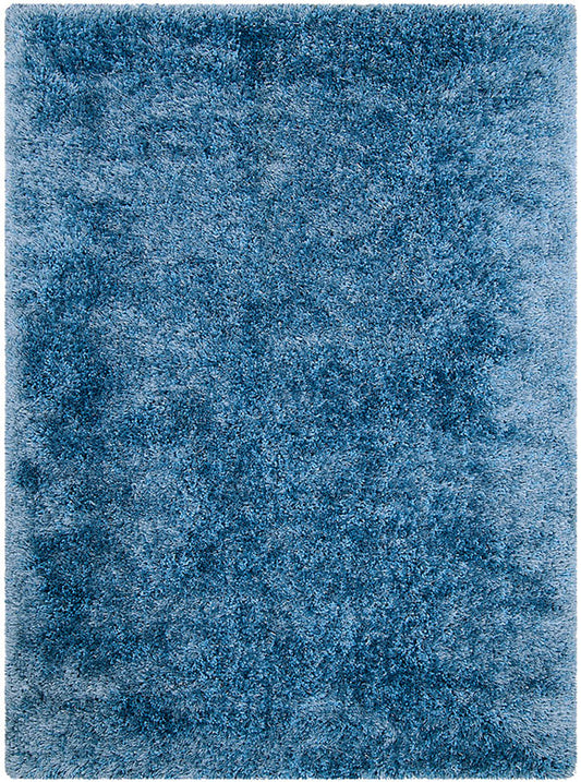 RASLB Afro Shag Area Rug - Light Blue