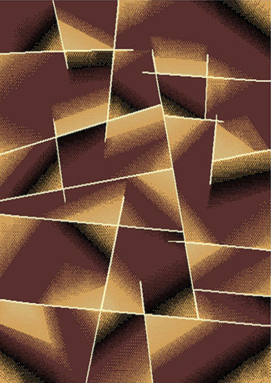 RCO41CH Contempo Area Rug - Chocolate