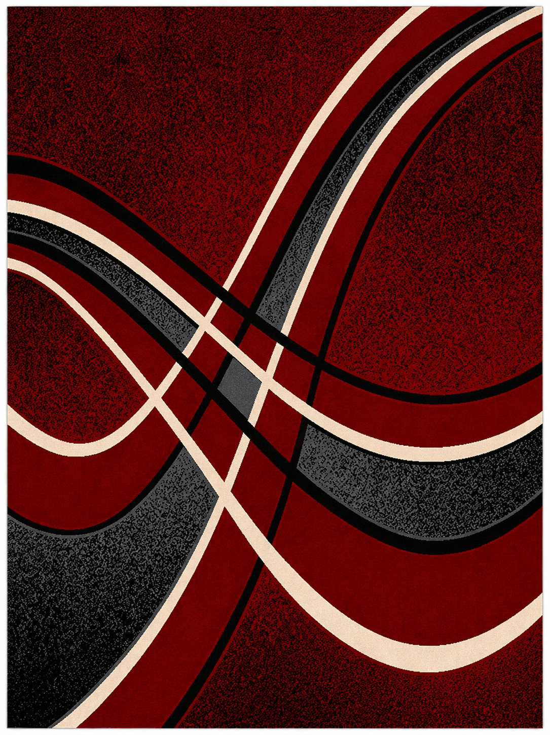 RCO42R Contempo #42 Area Rug - Red