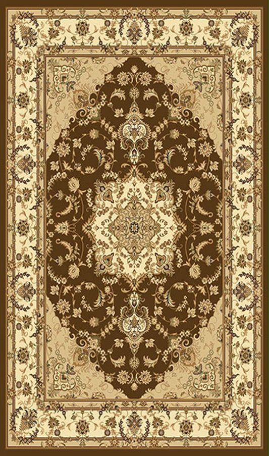 R57EL204BR 5x7' Elegance #204 Area Rug - Brown