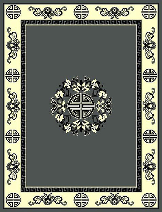 T119G Taj Mahal Area Rug - Gray