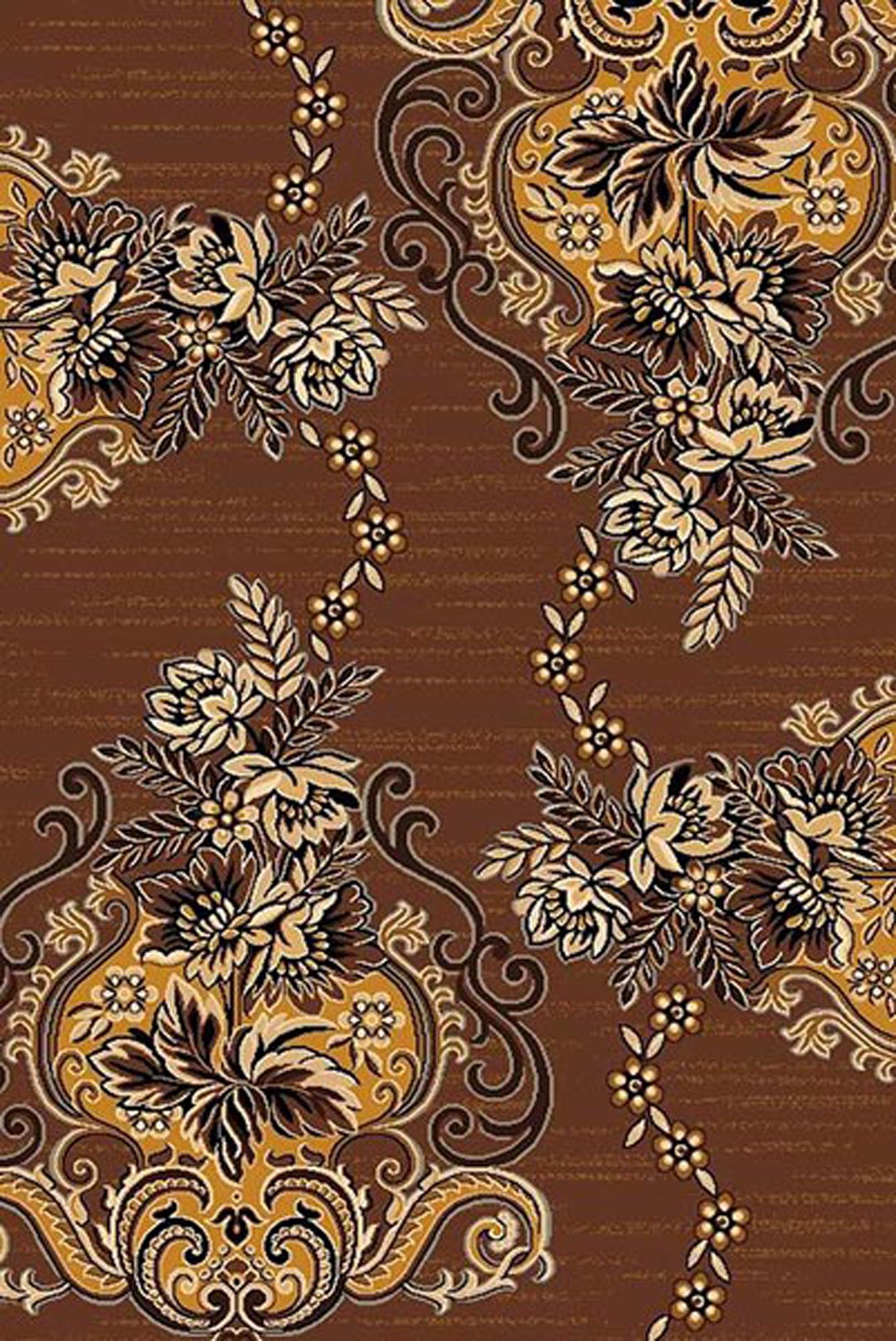 R57TZ862CH 5X7' Trendz #862 Area Rug - Chocolate