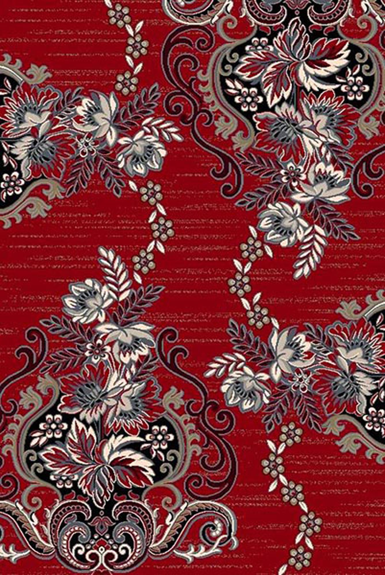 R57TZ862R 5X7' Trendz #862 Area Rug - Red