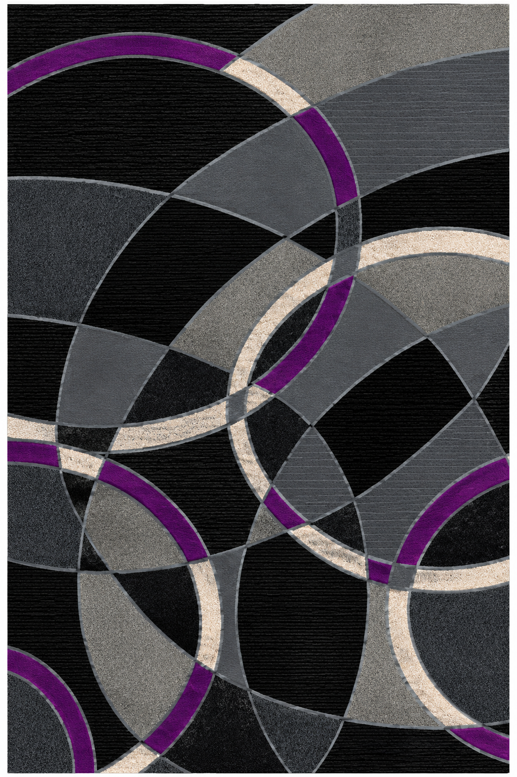 R57TZ864PP 5x7' Trendz #864 Area Rug - Purple