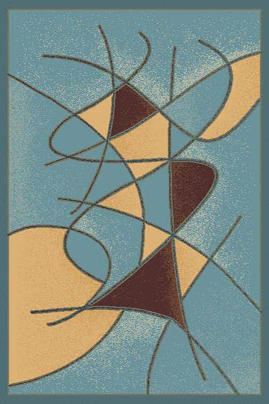RG24AB Gallery #24 Area Rug - Aqua Blue