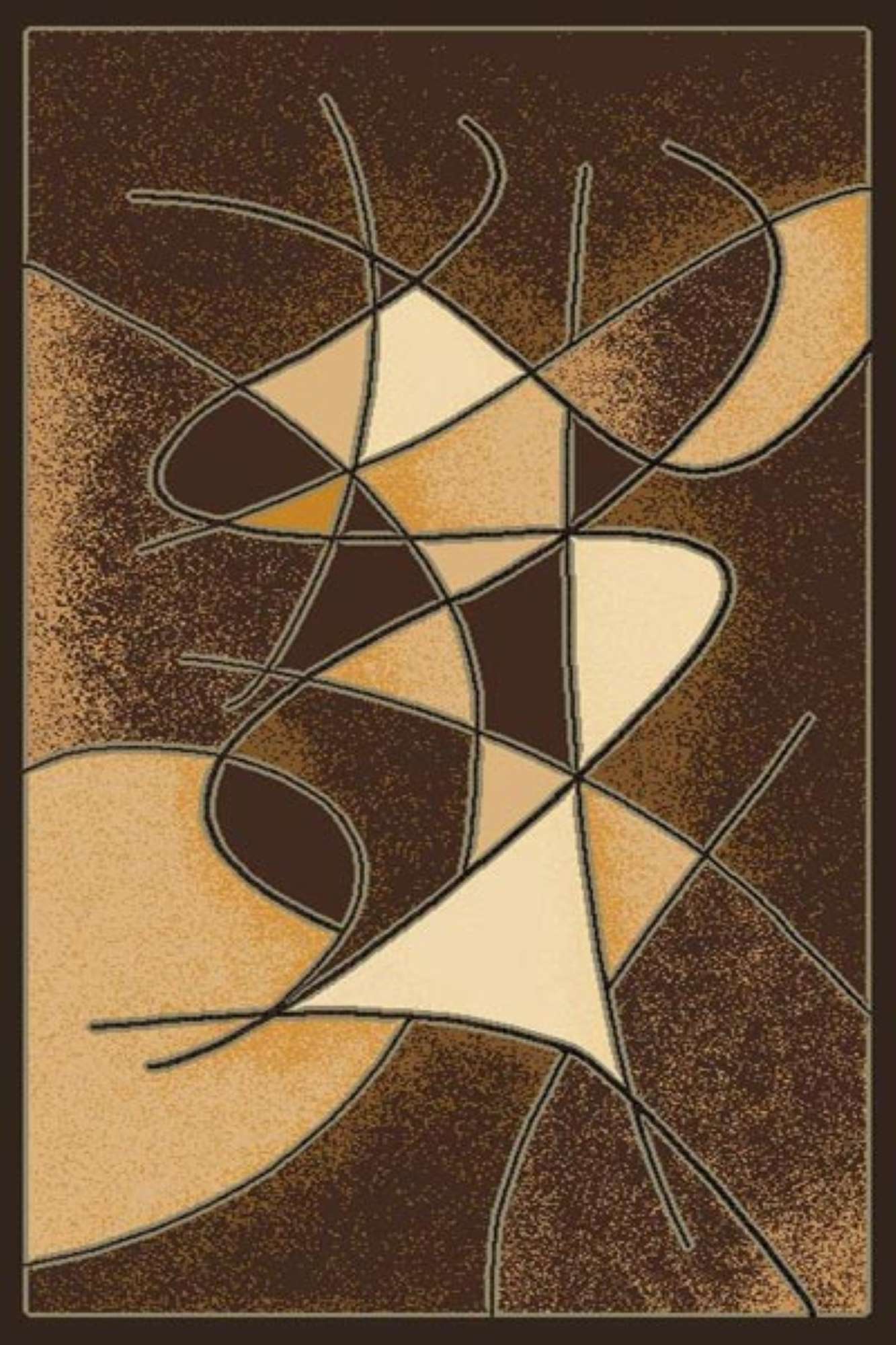 R69G24CH 5x7' Gallery #24 Area Rug - Chocolate