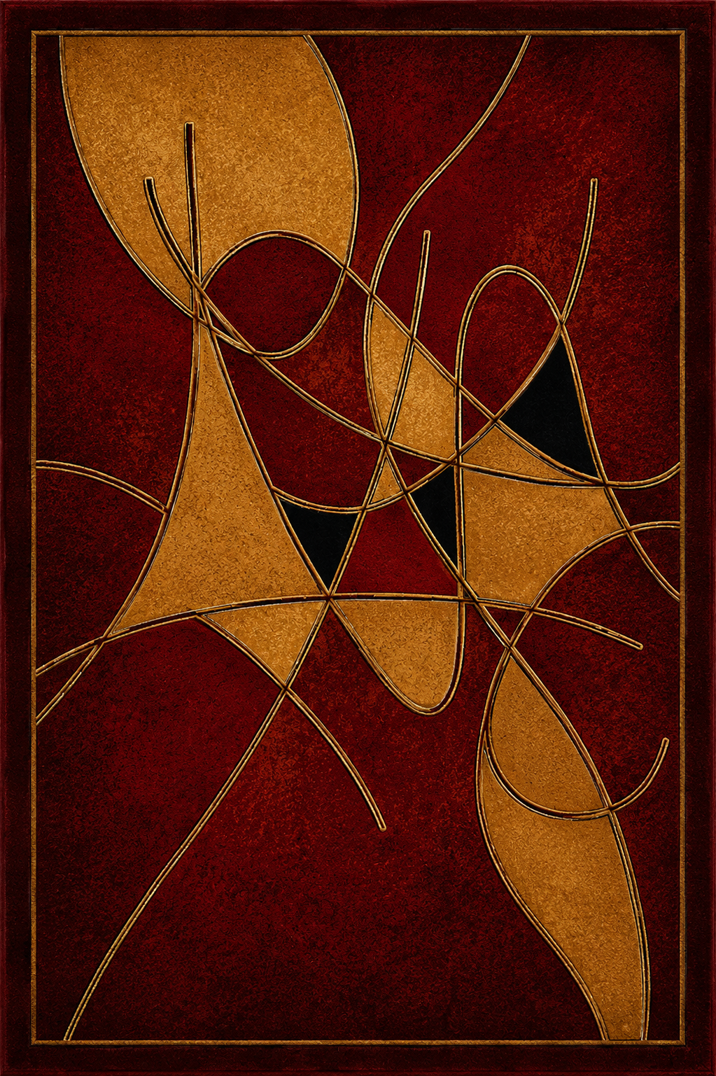 RG24R Gallery #24 Area Rug - Red