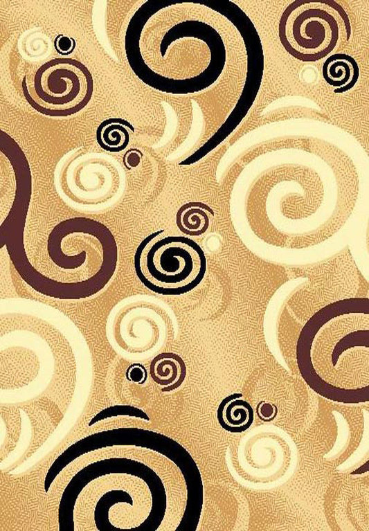 R811M21B 8x10' Moderno #21 Area Rug - Berber