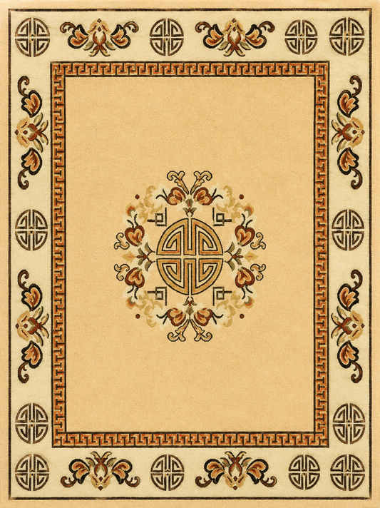 R811T119B 8x10' Tajmahal #119 Area Rug - Berber