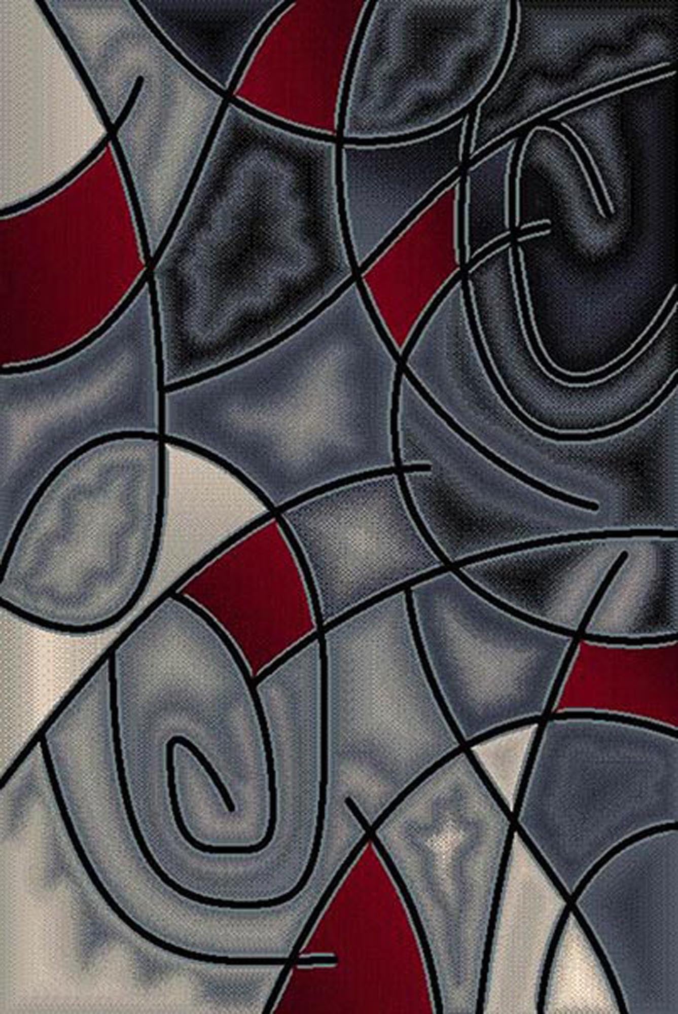 R811TZ860LA 8X10' Trendz #860 Area Rug - Lava