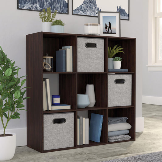 SA426489 9-Cube Organizer - Cinnamon Cherry