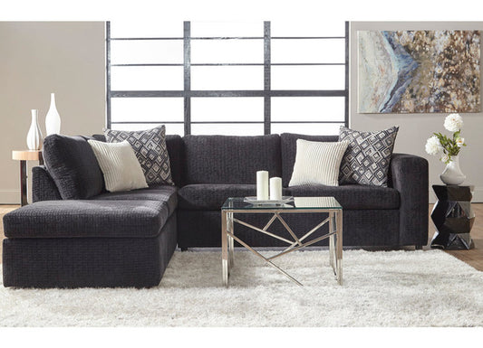 1100 Sectional - Ultimate Ebony