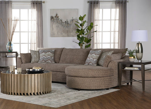 13900 Sectional - Plunge Toffee