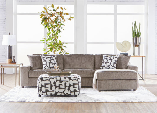 14600 Sofa & Loveseat Set - Jackson Mushroom