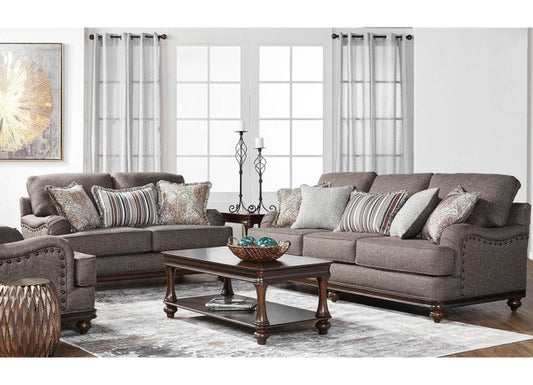 17200 Sofa & Loveseat Set - Phineas Driftwood
