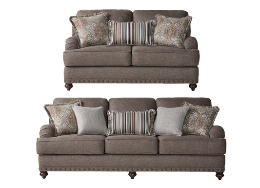 17285 Sofa & Loveseat Set - Phineas Driftwood