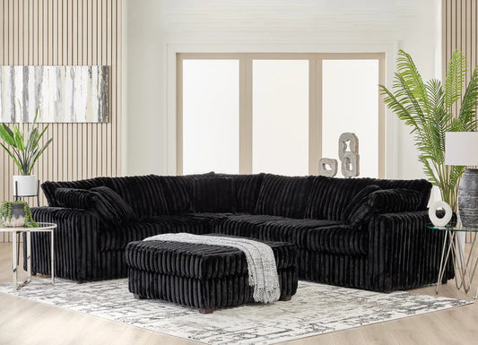 24550 Sectional - Mondo Black