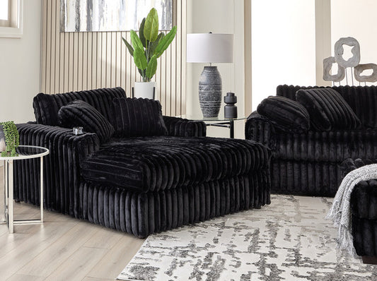 24550CHS Chaise - Mondo Black