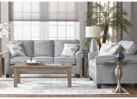 3700 Sofa & Loveseat Set - Rumble Smoke