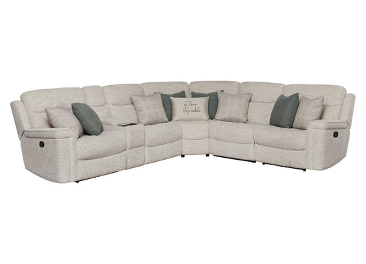72101 Reclining Sectional - Fluff Daddy Alabaster