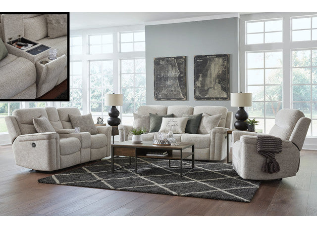 72101 Sofa & Loveseat Set - Fluff Daddy Alabaster