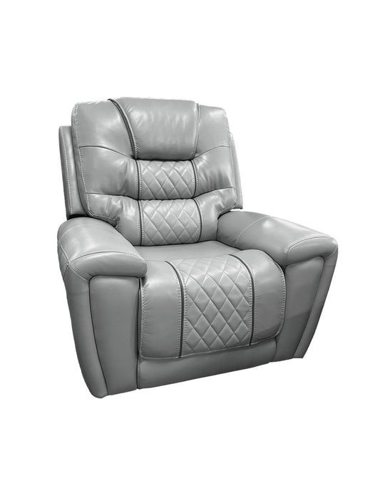 98705-10G Glider Recliner - Light Gray & Cream